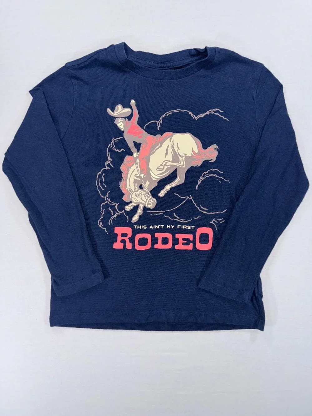 Old Navy Kids Long Sleeve Graphic Tee This Ain’t My First Rodeo M (8)